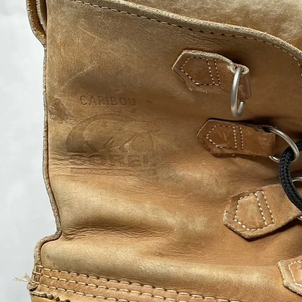 Sorel Caribou Leather‎ Kaufman Rubber Snow Boot - Men’s 9